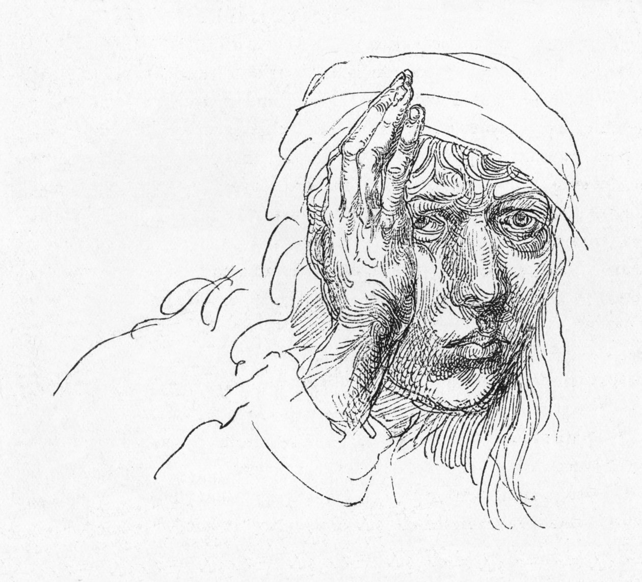 Porträtt av Albrecht Durer när en pojke., c1491, 1906 av Albrecht Dürer