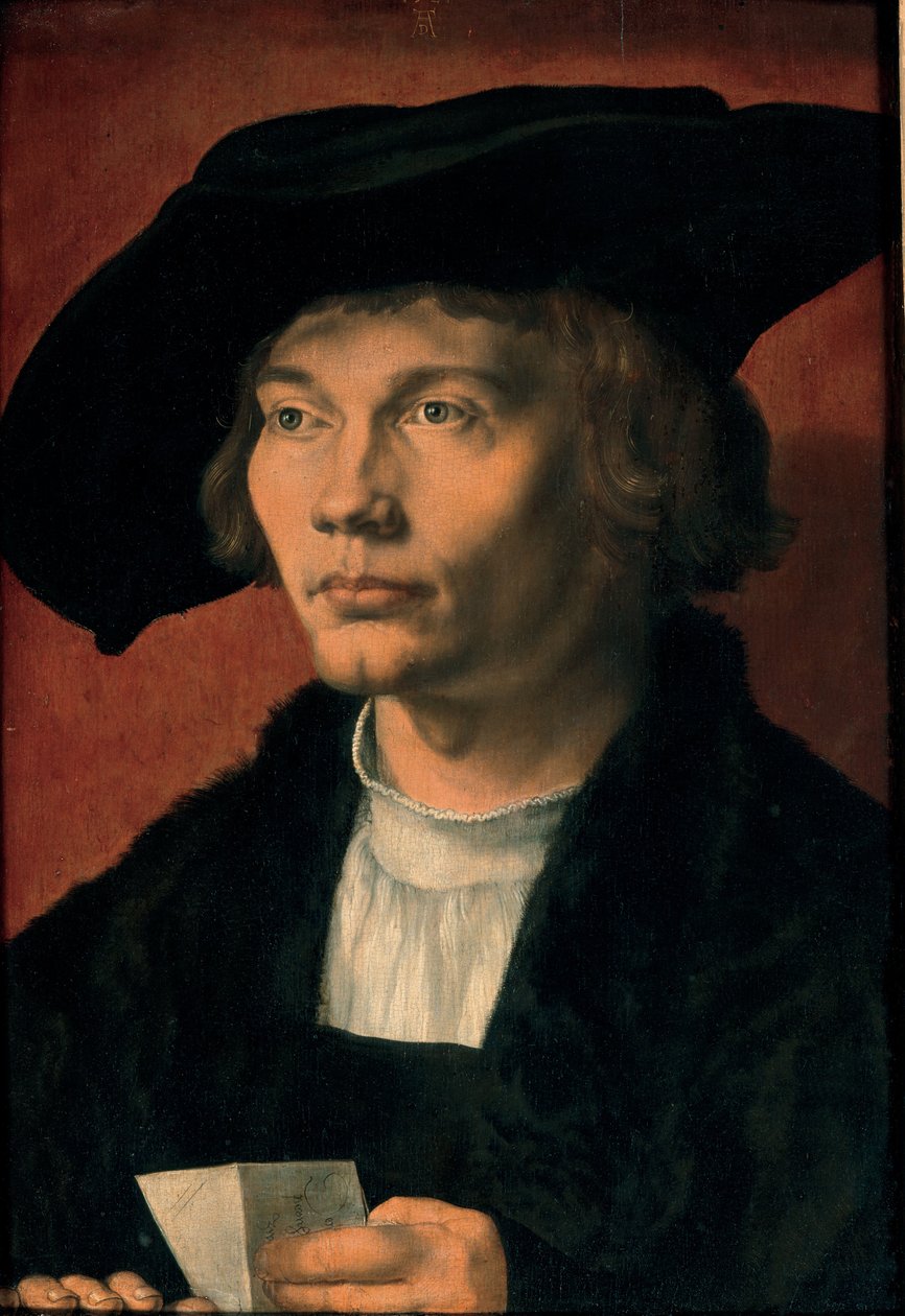Porträtt av Bernhard von Reesen, 1521 av Albrecht Dürer