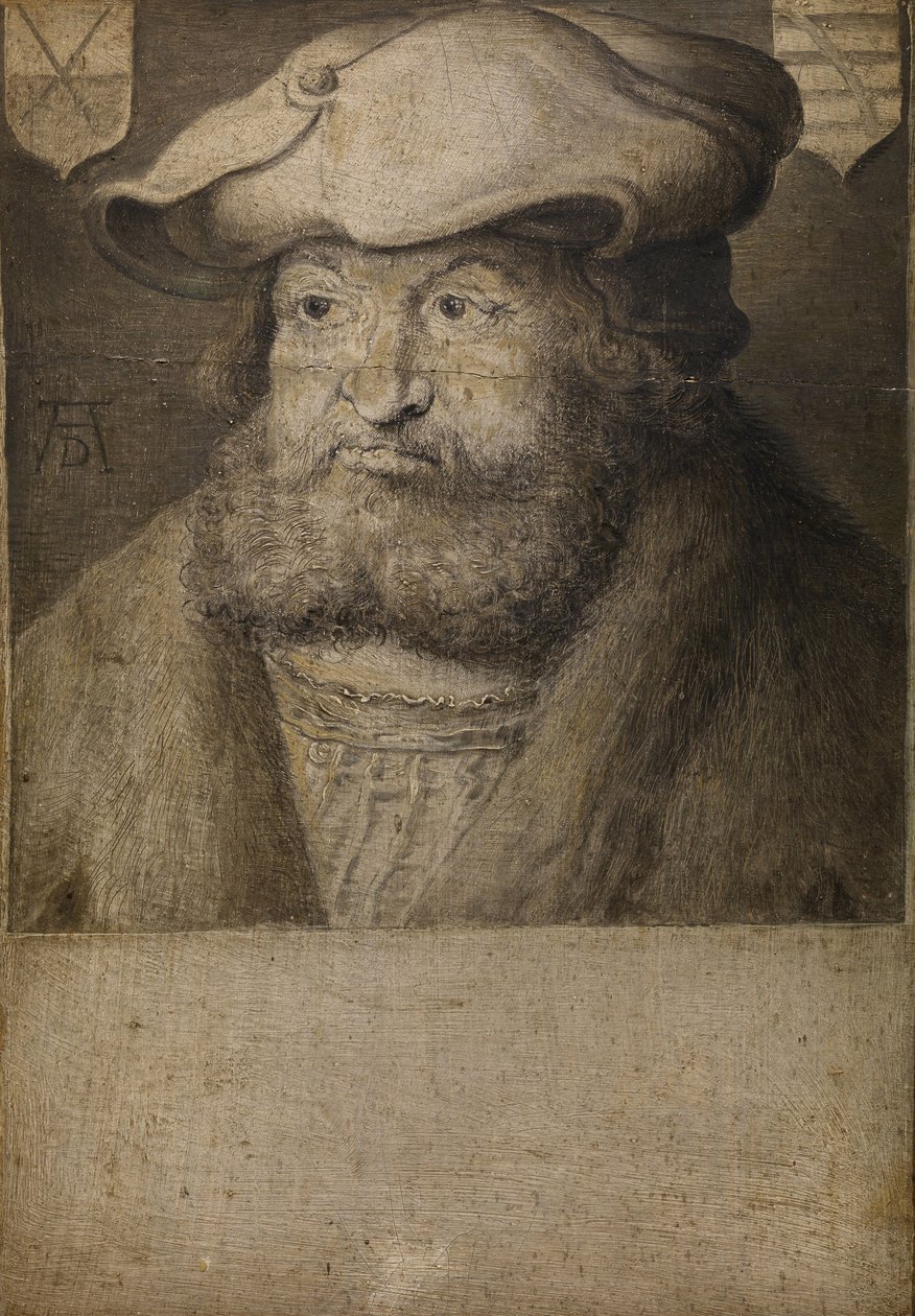 Porträtt av Fredrik III, kurfurst av Sachsen 1463-1525, ca. 1525 av Albrecht Dürer