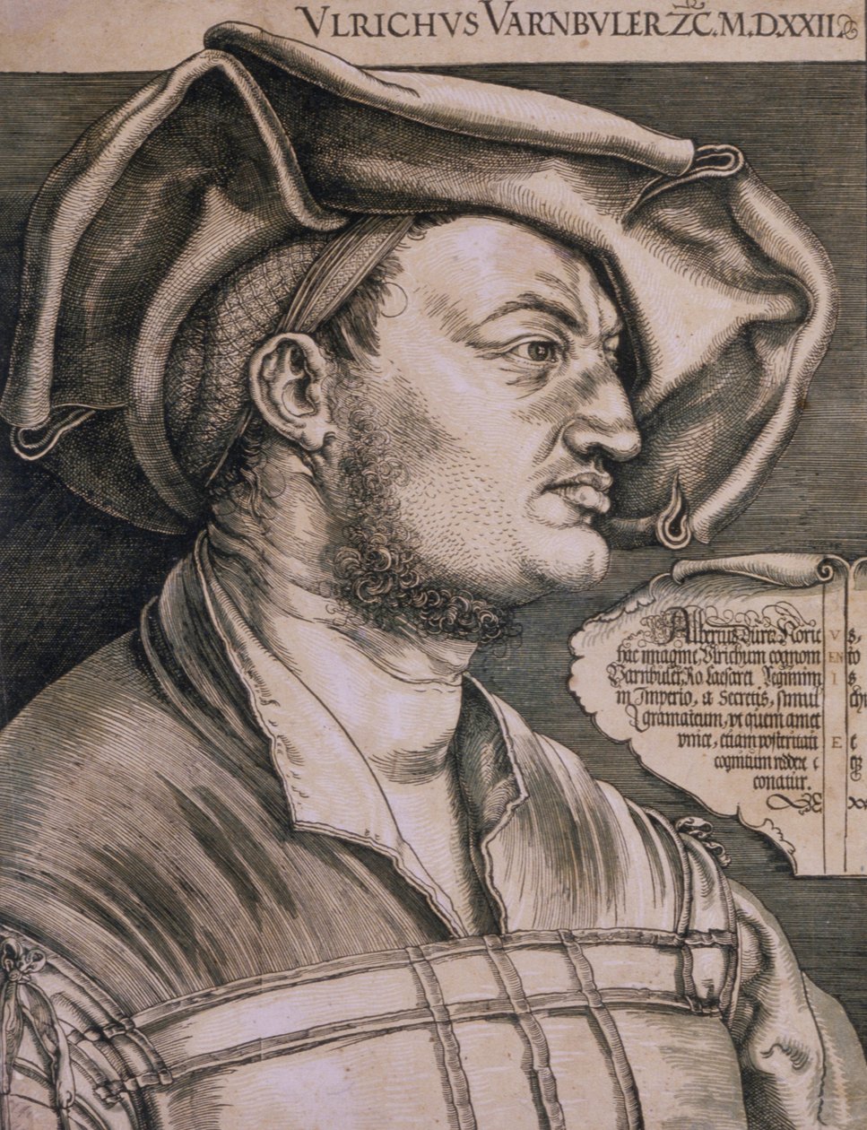 Porträtt av Ulrich Varnbüler av Albrecht Dürer