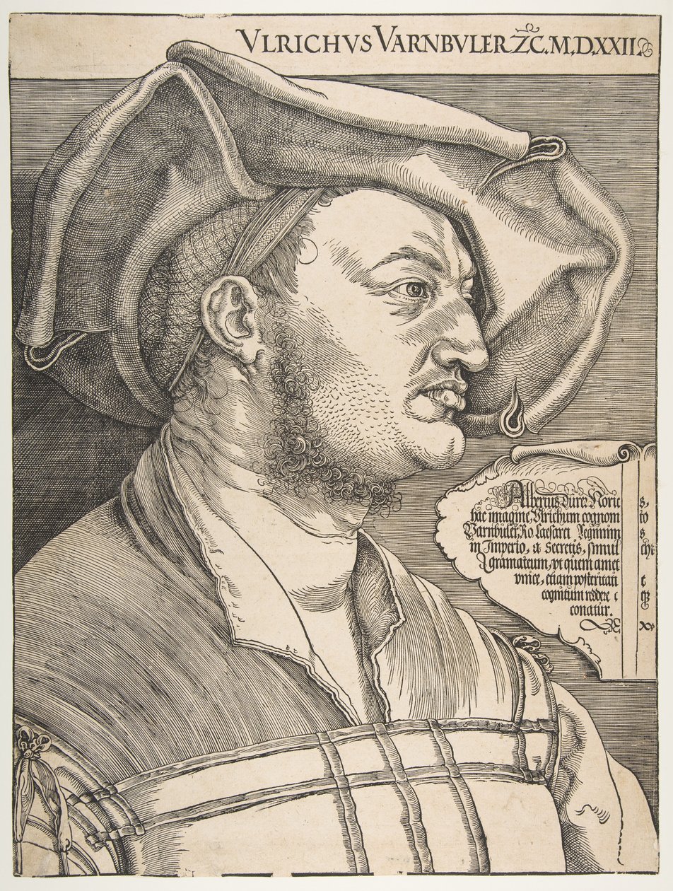 Porträtt av Ulrich Varnbüler av Albrecht Dürer