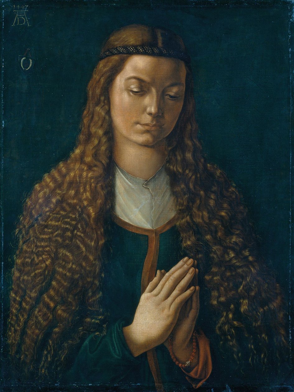 Porträtt av en ung kvinna av Albrecht Dürer
