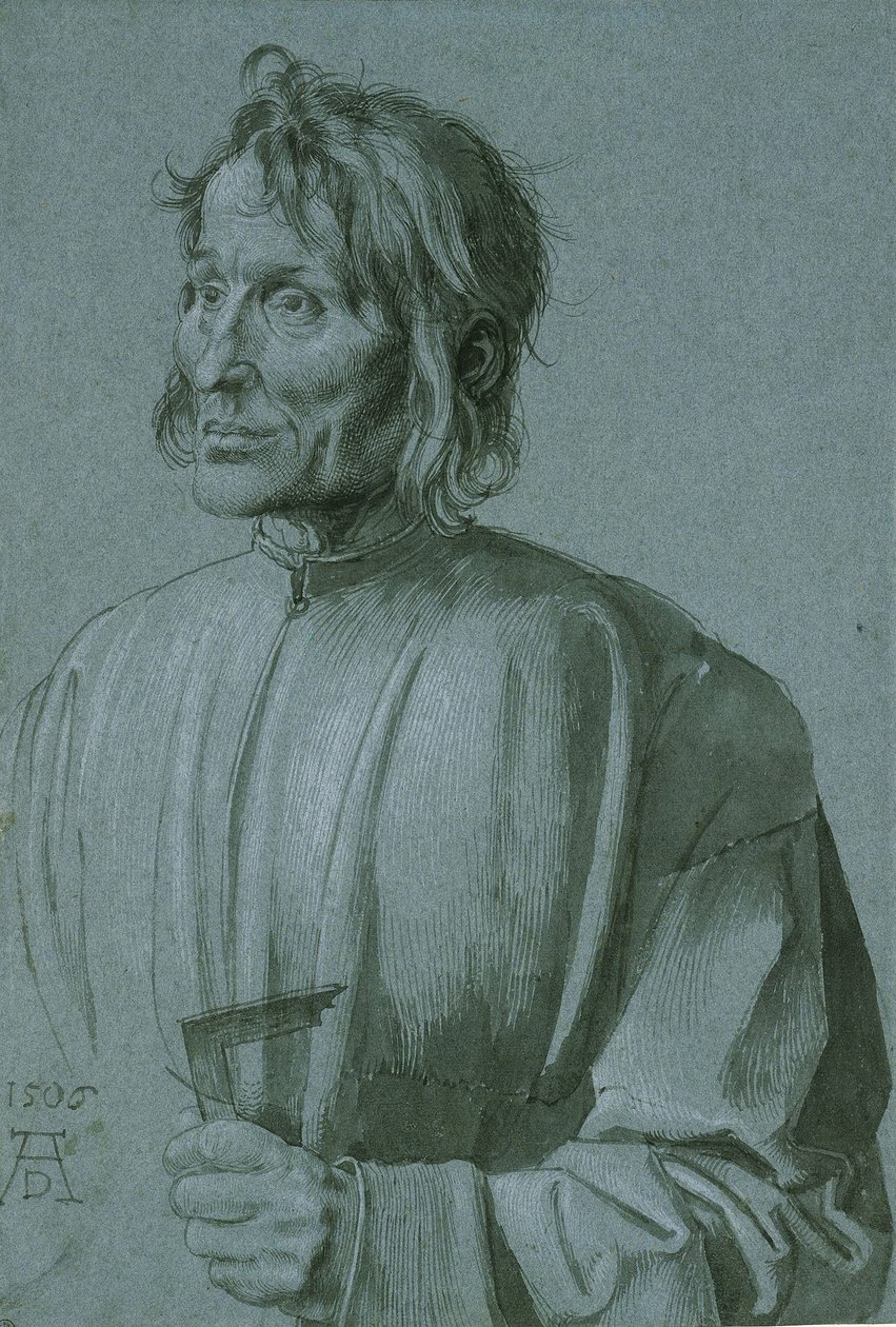 Porträtt av en arkitekt Hieronymus von Augsburg, 1506 av Albrecht Dürer