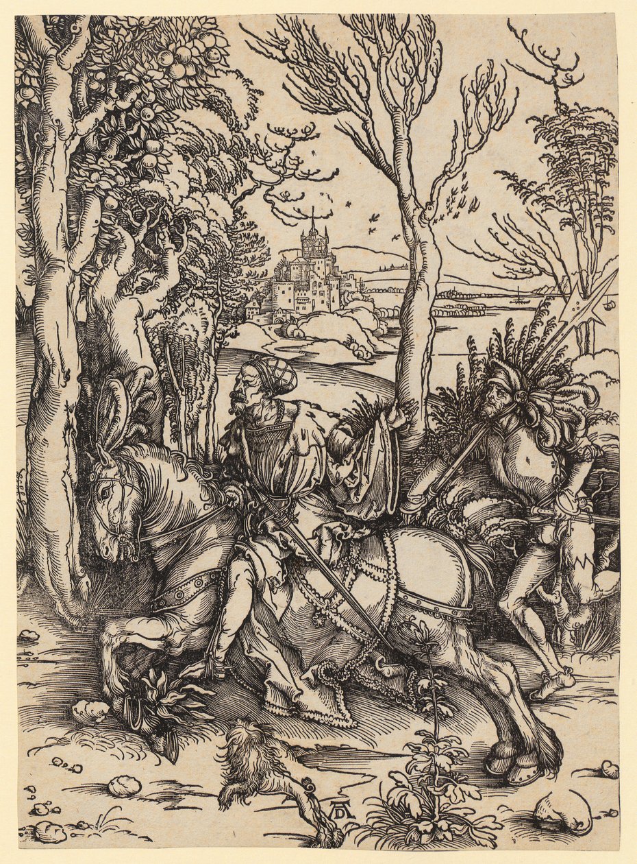 Ryttare och landsknekt av Albrecht Dürer