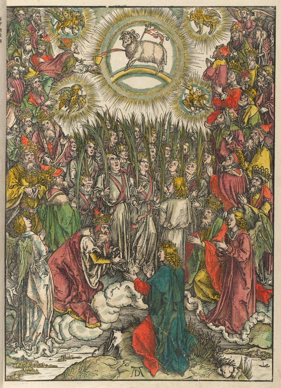 Johannes Uppenbarelsebok: Lammets tillbedjan av Albrecht Dürer