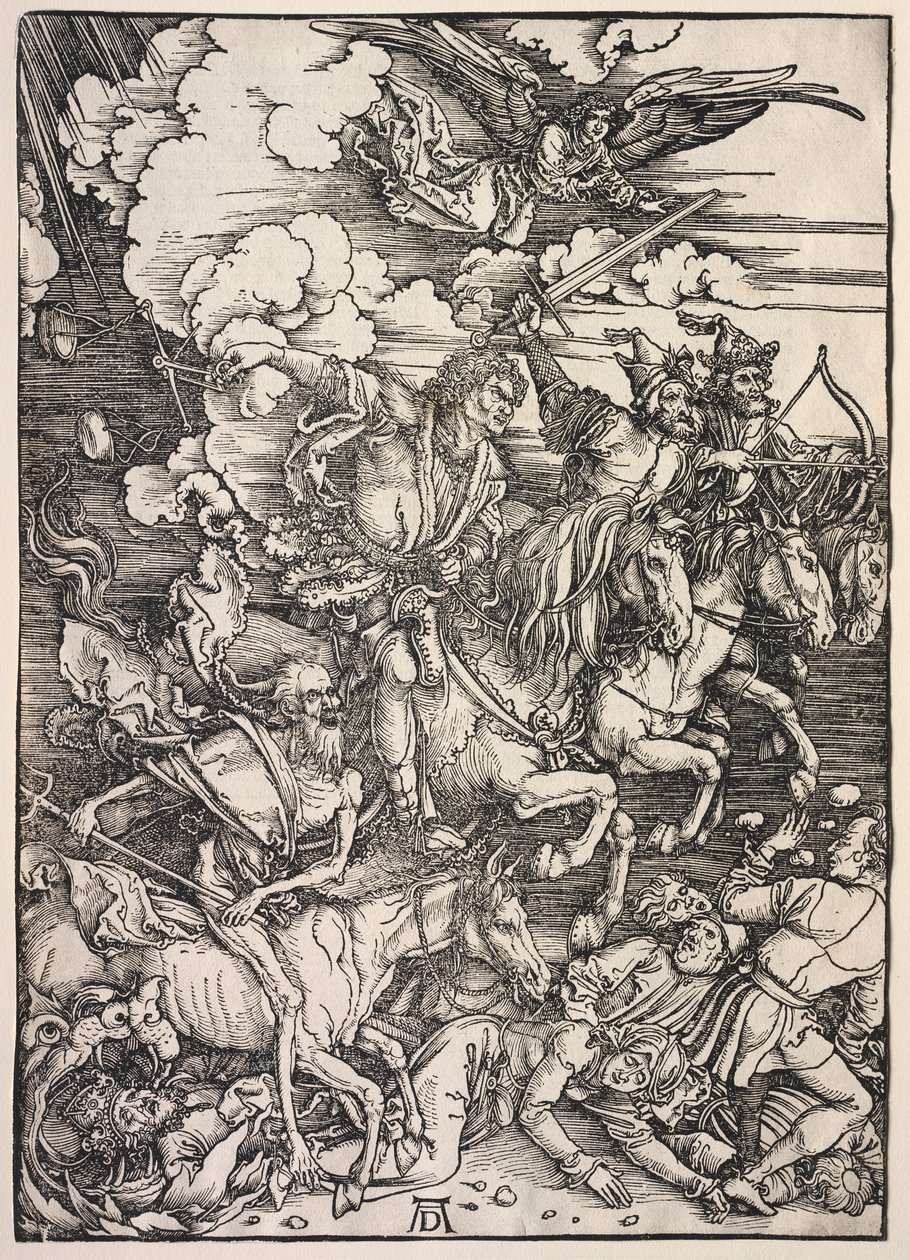 Johannes uppenbarelse: De fyra ryttarna av Albrecht Dürer
