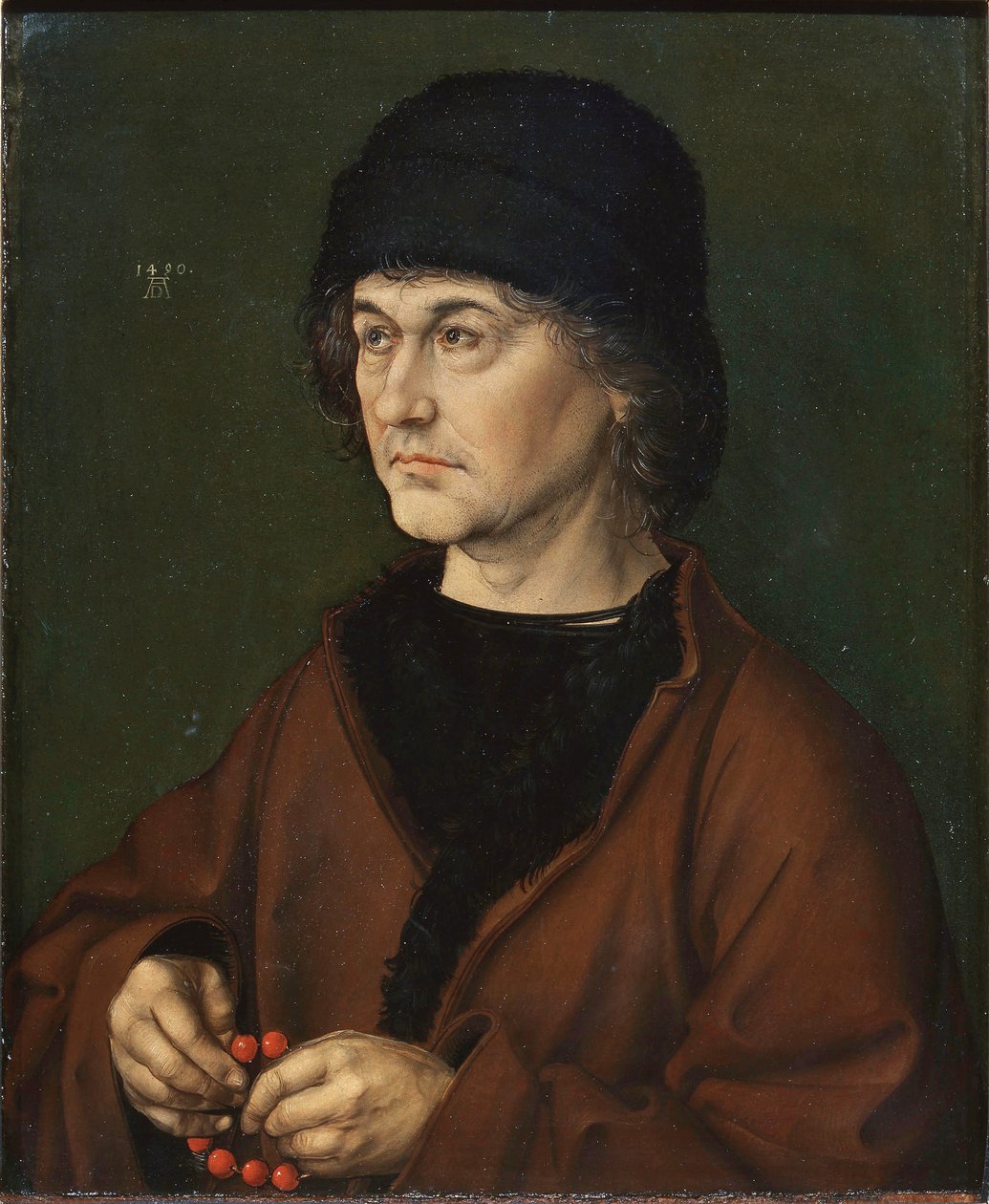 Porträtt av fadern av Albrecht Dürer
