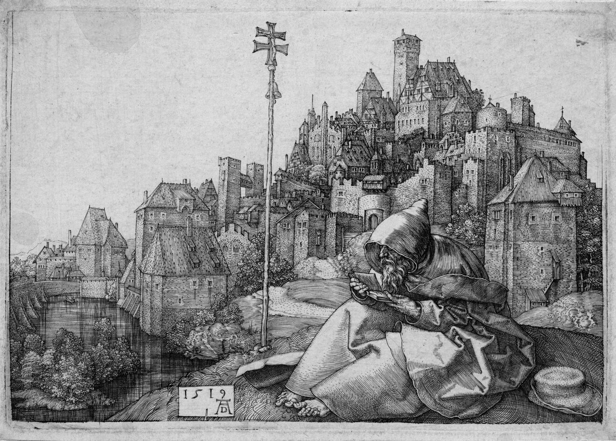 Sankt Antonius av Albrecht Dürer