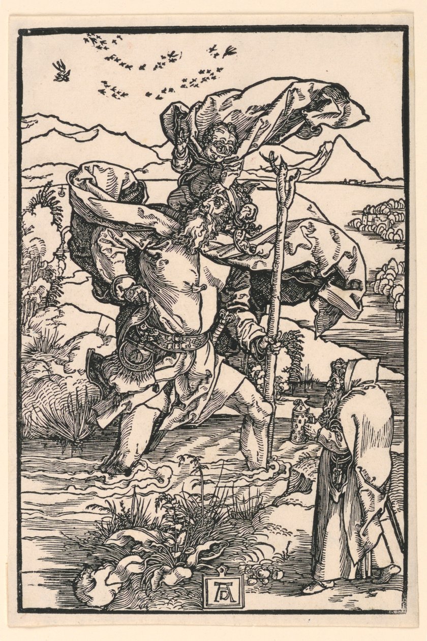 Sankt Christopher av Albrecht Dürer