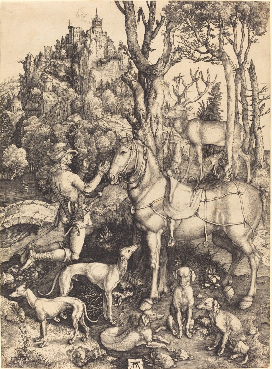 Saint Eustace av Albrecht Dürer