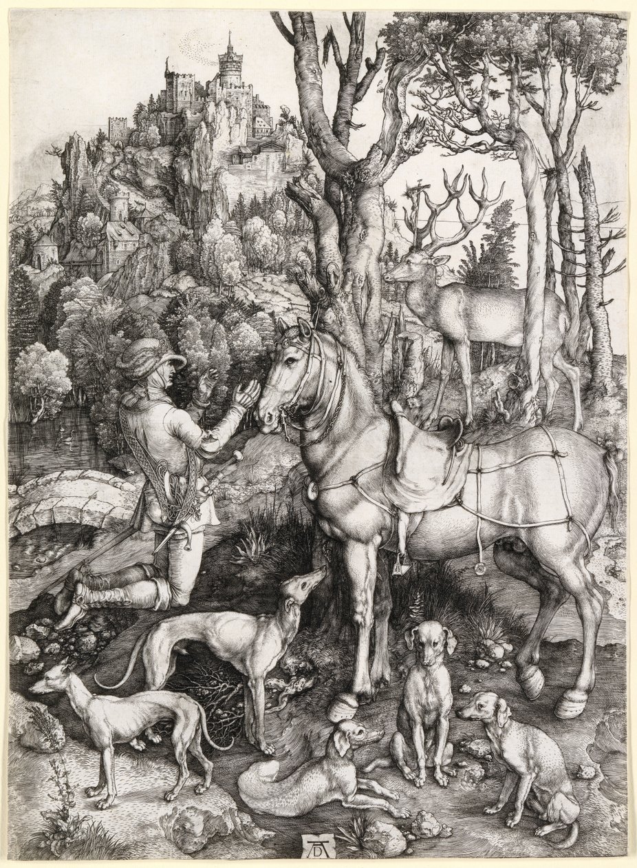 Saint Eustace av Albrecht Dürer