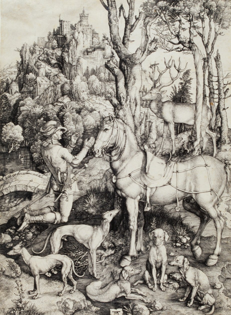 Sankt Eustachius av Albrecht Dürer
