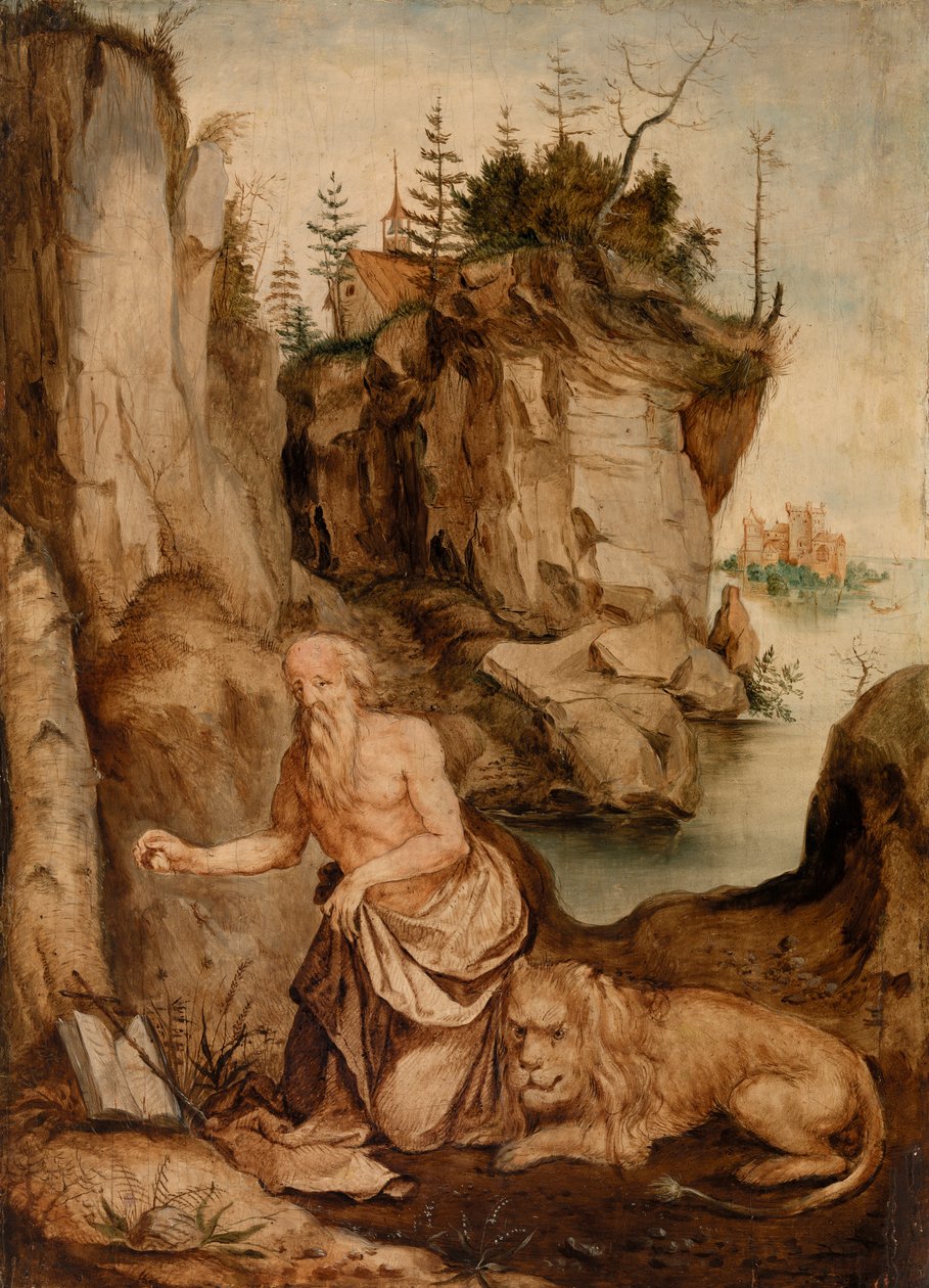 Saint Hieronymus och lejonet av Albrecht Dürer