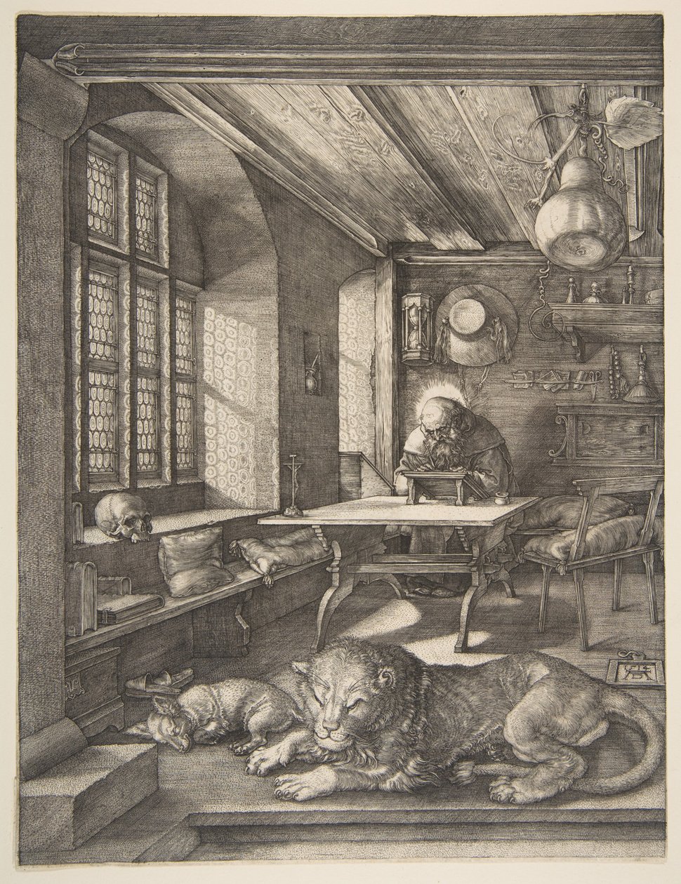 Sankt Hieronymus i sin studerkammare av Albrecht Dürer
