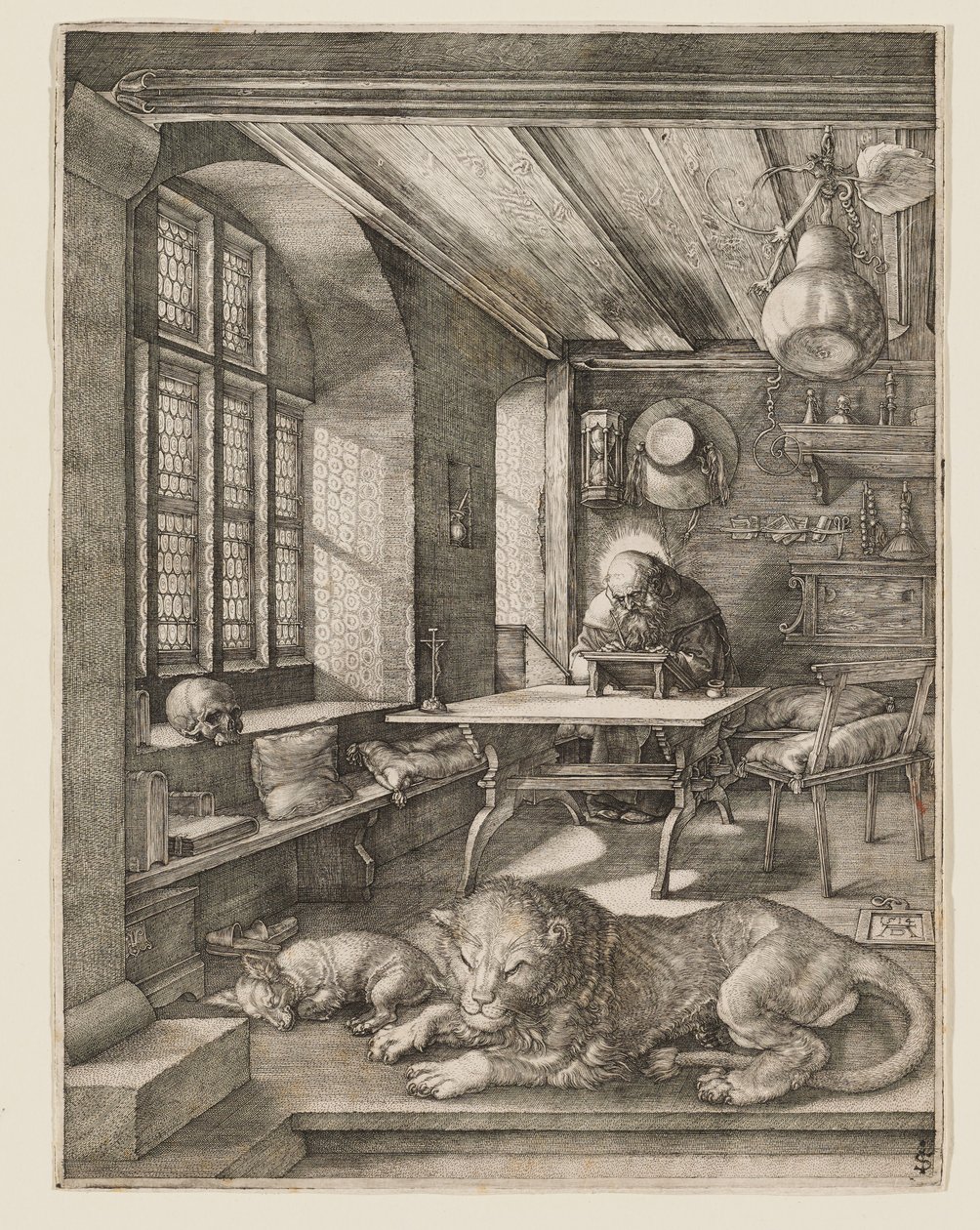 Sankt Hieronymus i sin studerkammare av Albrecht Dürer