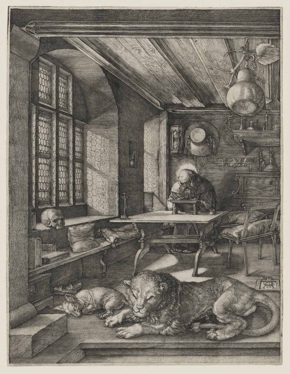 Sankt Hieronymus i sin studerkammare av Albrecht Dürer