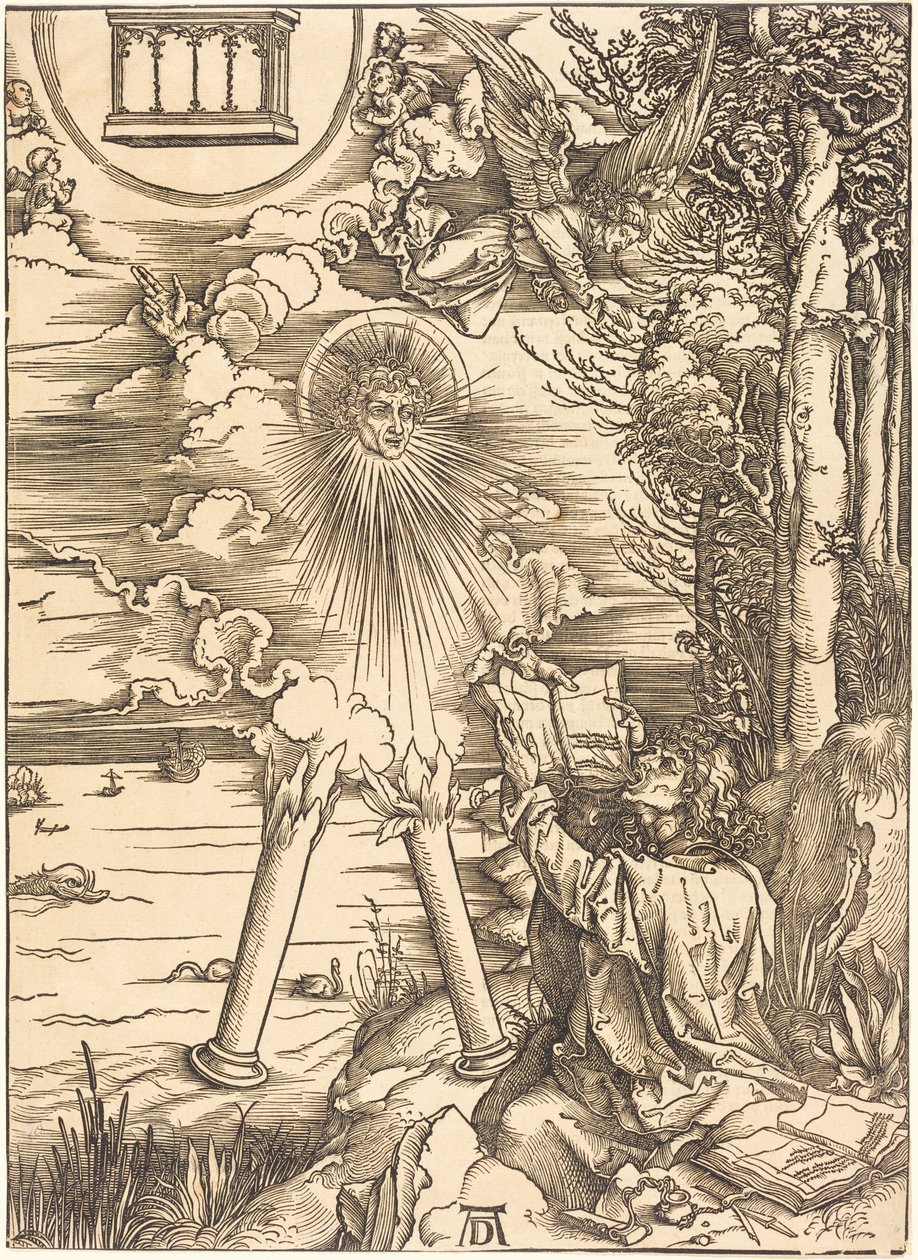 Sankt Johannes som slukar boken av Albrecht Dürer