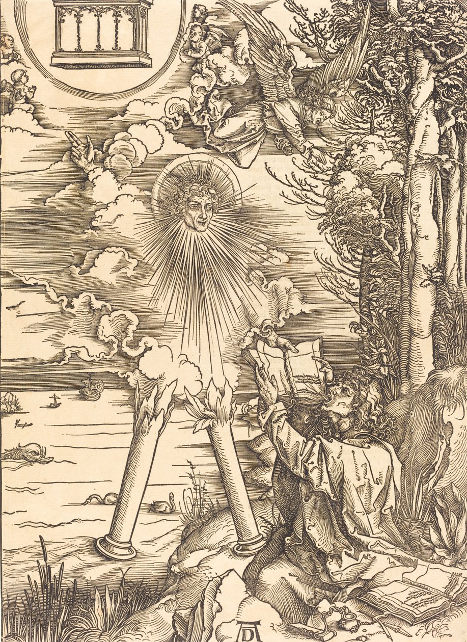 Saint John Devouring the Book, förmodligen ca. 14961498. av Albrecht Dürer