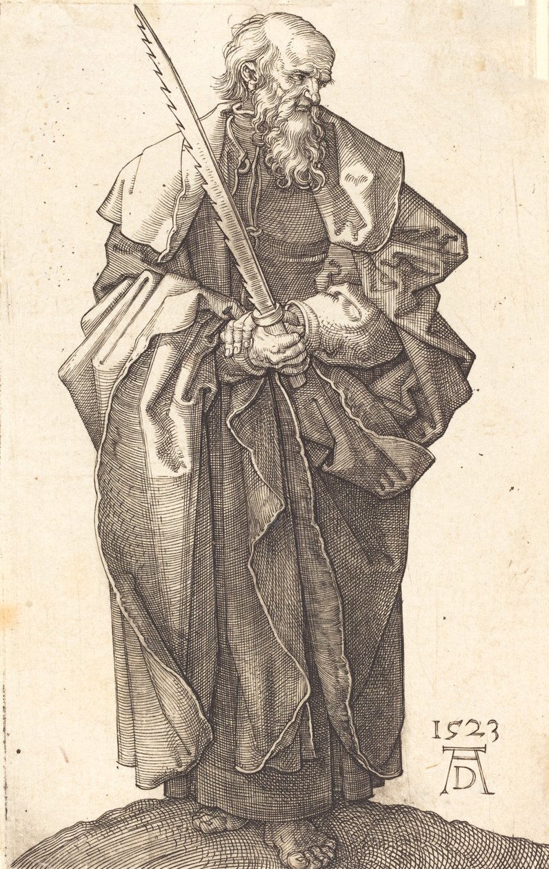 Sankt Simon, 1523. av Albrecht Dürer