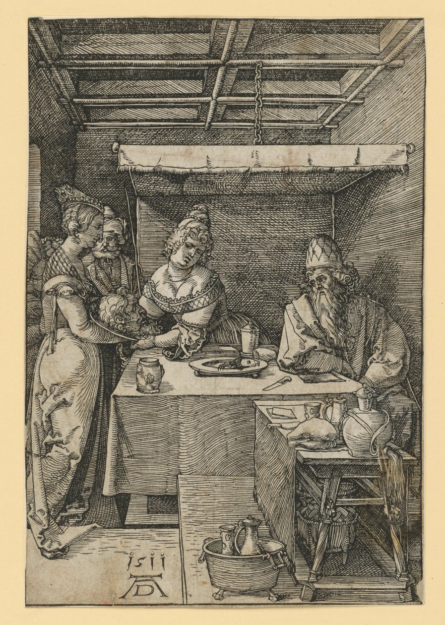 Salome tar emot Johannes Döparens huvud av Albrecht Dürer