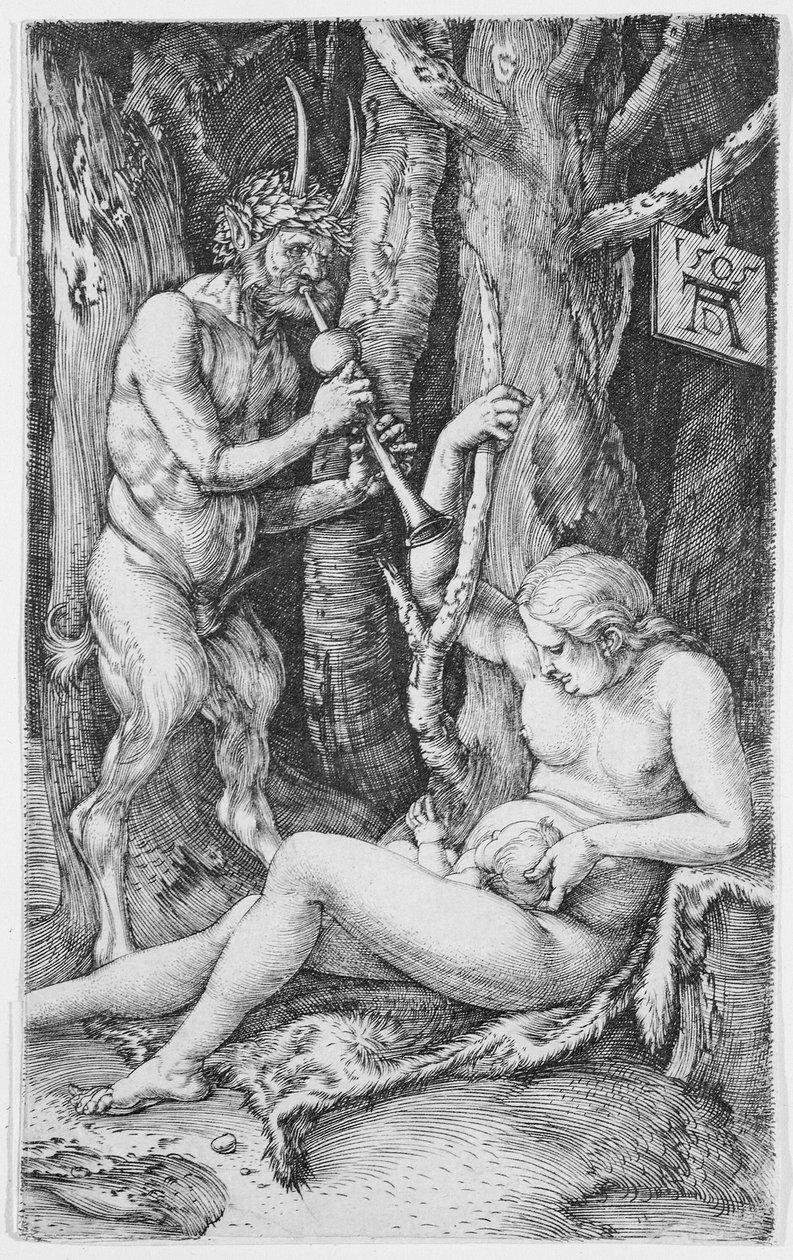 Satyr familj av Albrecht Dürer