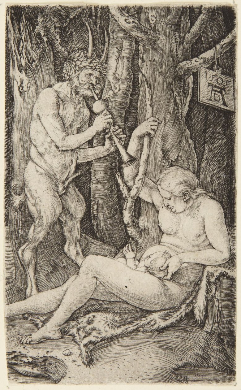 Satyrfamilj av Albrecht Dürer