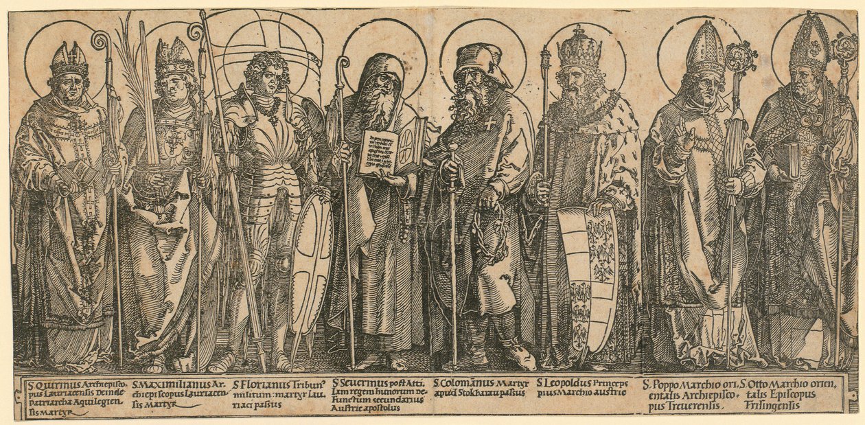 Österrikes skyddshelgon av Albrecht Dürer