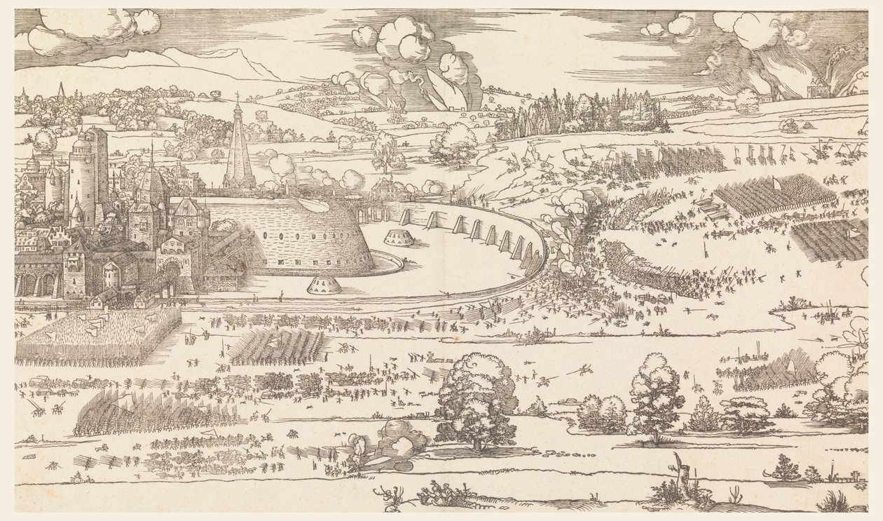 Siege of a City (del 1) av Albrecht Dürer