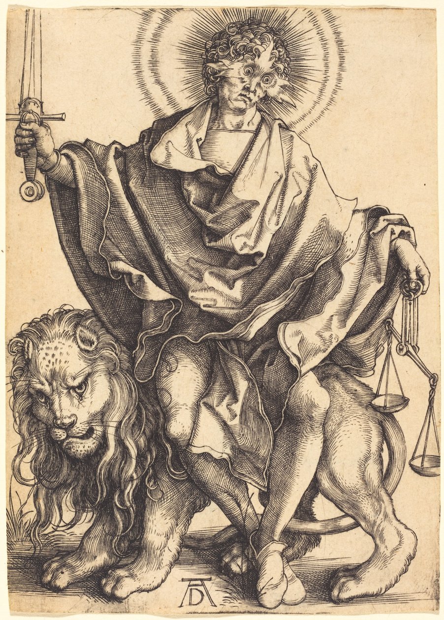 Sol Iustitiae (”Rättfärdighetens sol”) av Albrecht Dürer
