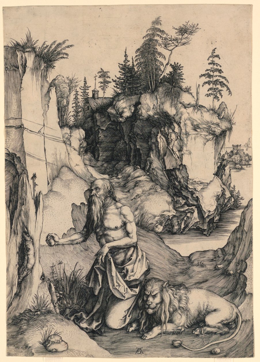 S:t Hieronymus i bot av Albrecht Dürer