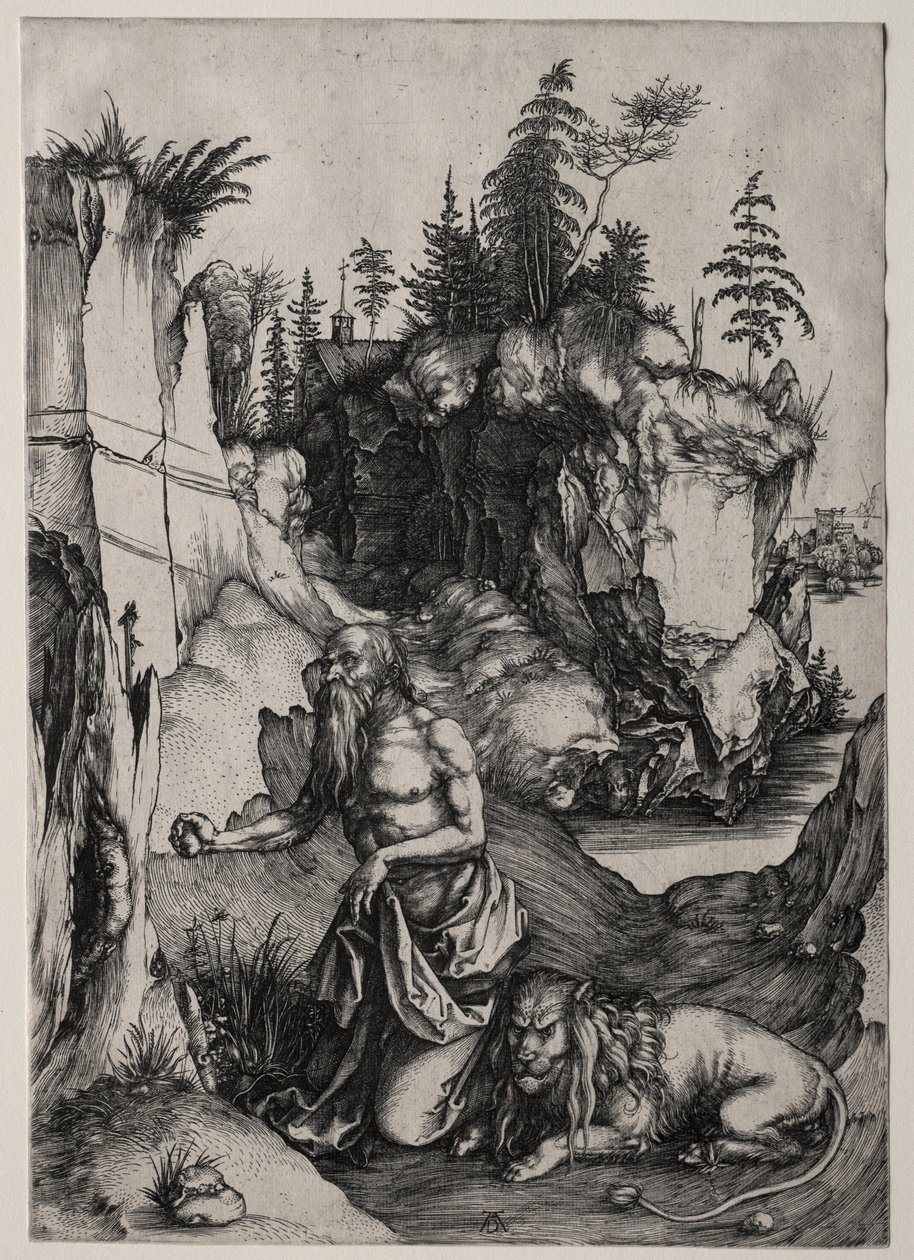 S:t Hieronymus i bot av Albrecht Dürer
