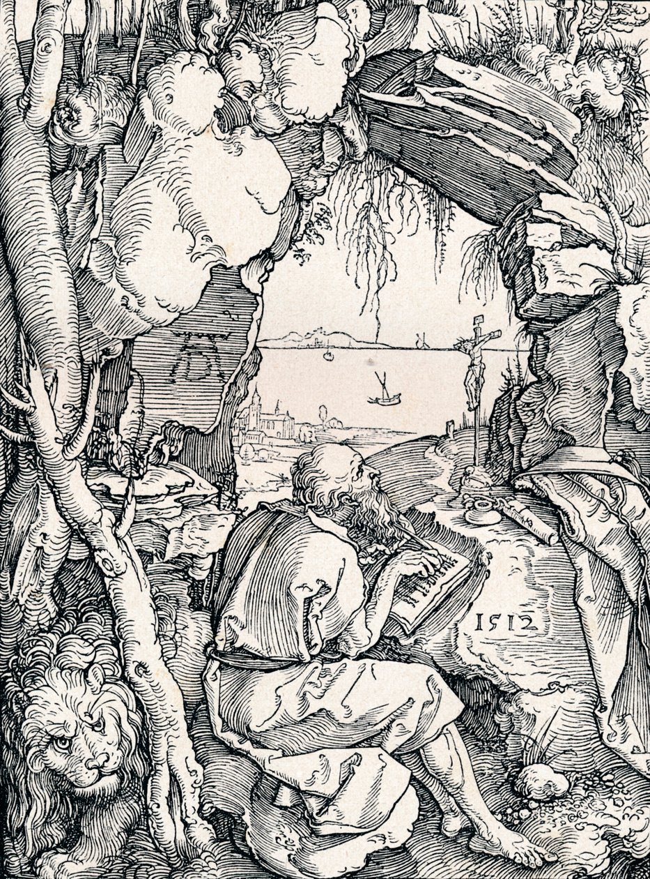 St Hieronymus i en grotta, 1512 1906 av Albrecht Dürer
