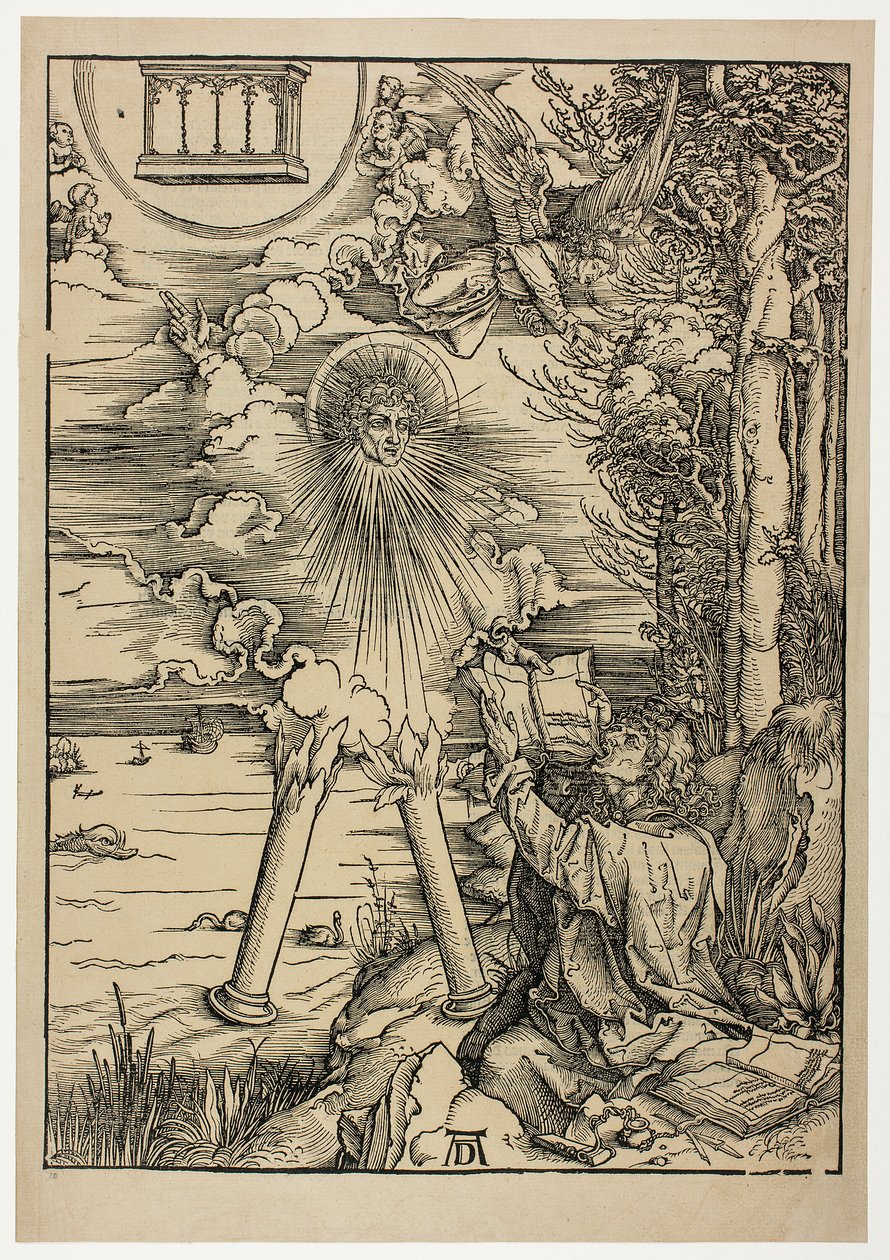 St. John Devouring the Book, från The Apocalypse av Albrecht Dürer