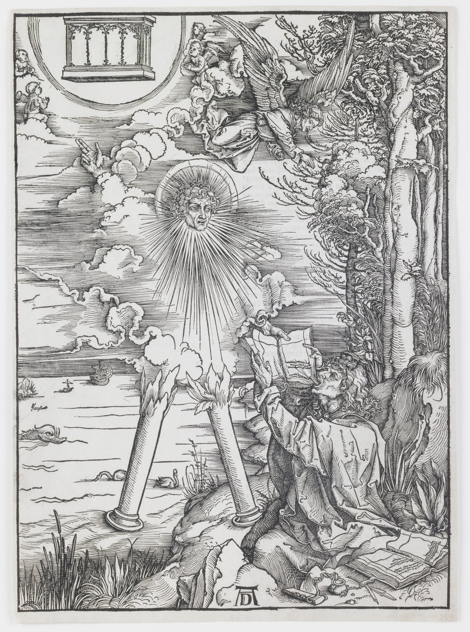 St. John Devouring the Book, från "The Apocalypse" av Albrecht Dürer