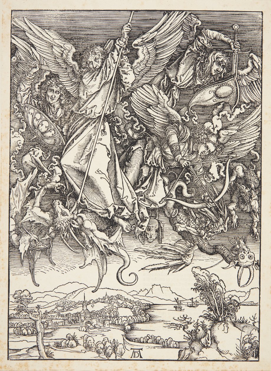 St. Michael slåss mot draken av Albrecht Dürer