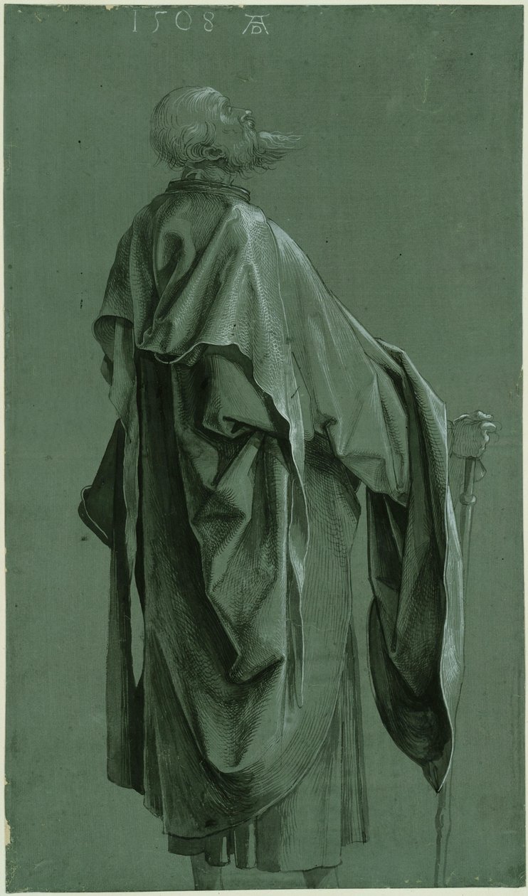 Stående apostel (Paulus eller Jakob den äldre) av Albrecht Dürer