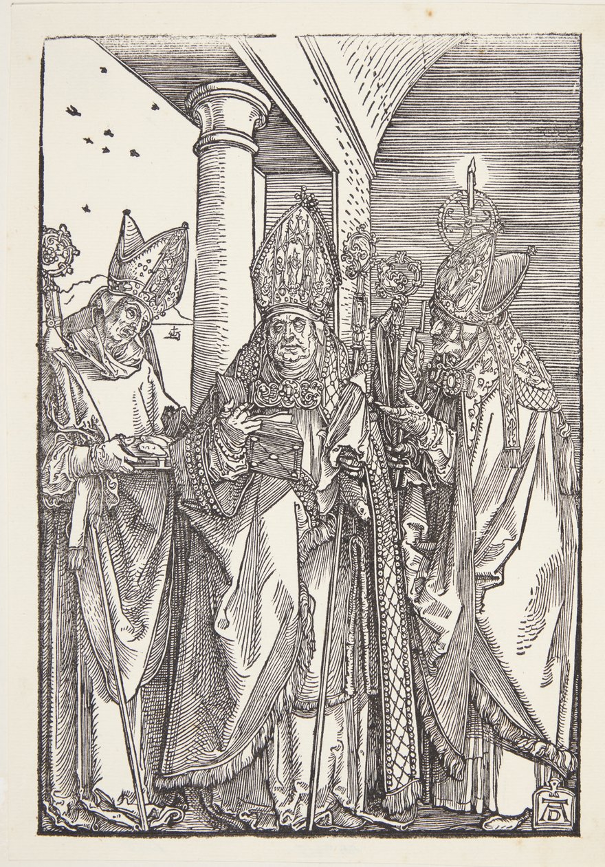 Sts. Nicholas, Ulrich och Erasmus av Albrecht Dürer