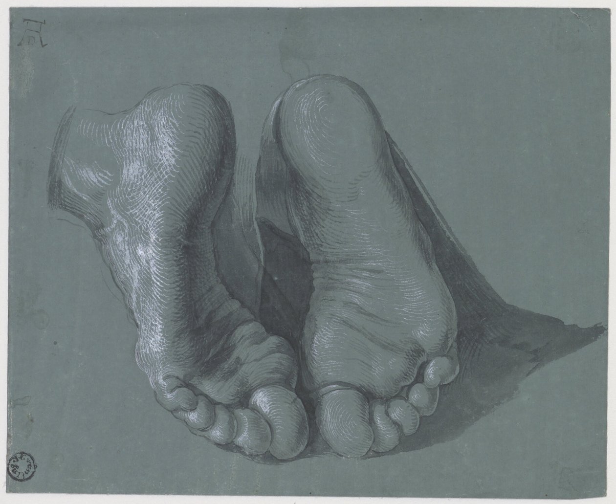 Study of Two Feet, c.1508 av Albrecht Dürer