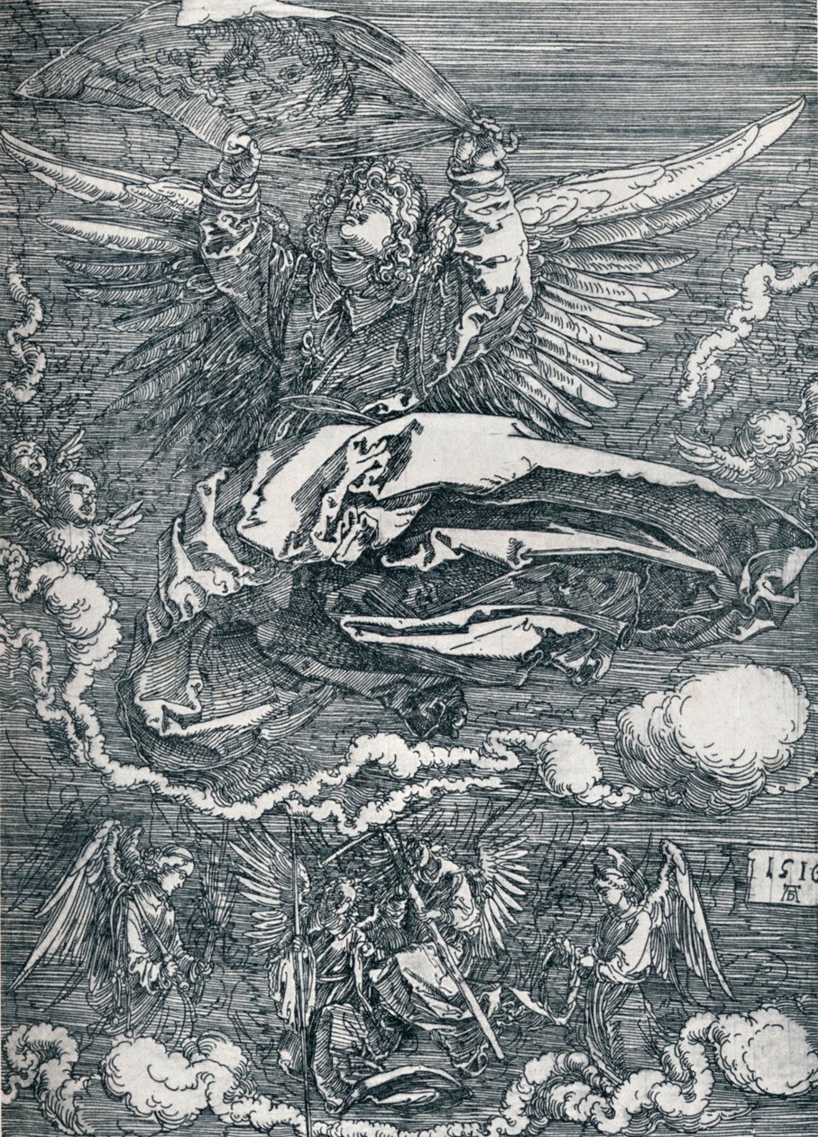 Sudarium visas av en ängel, 1516 1906 av Albrecht Dürer