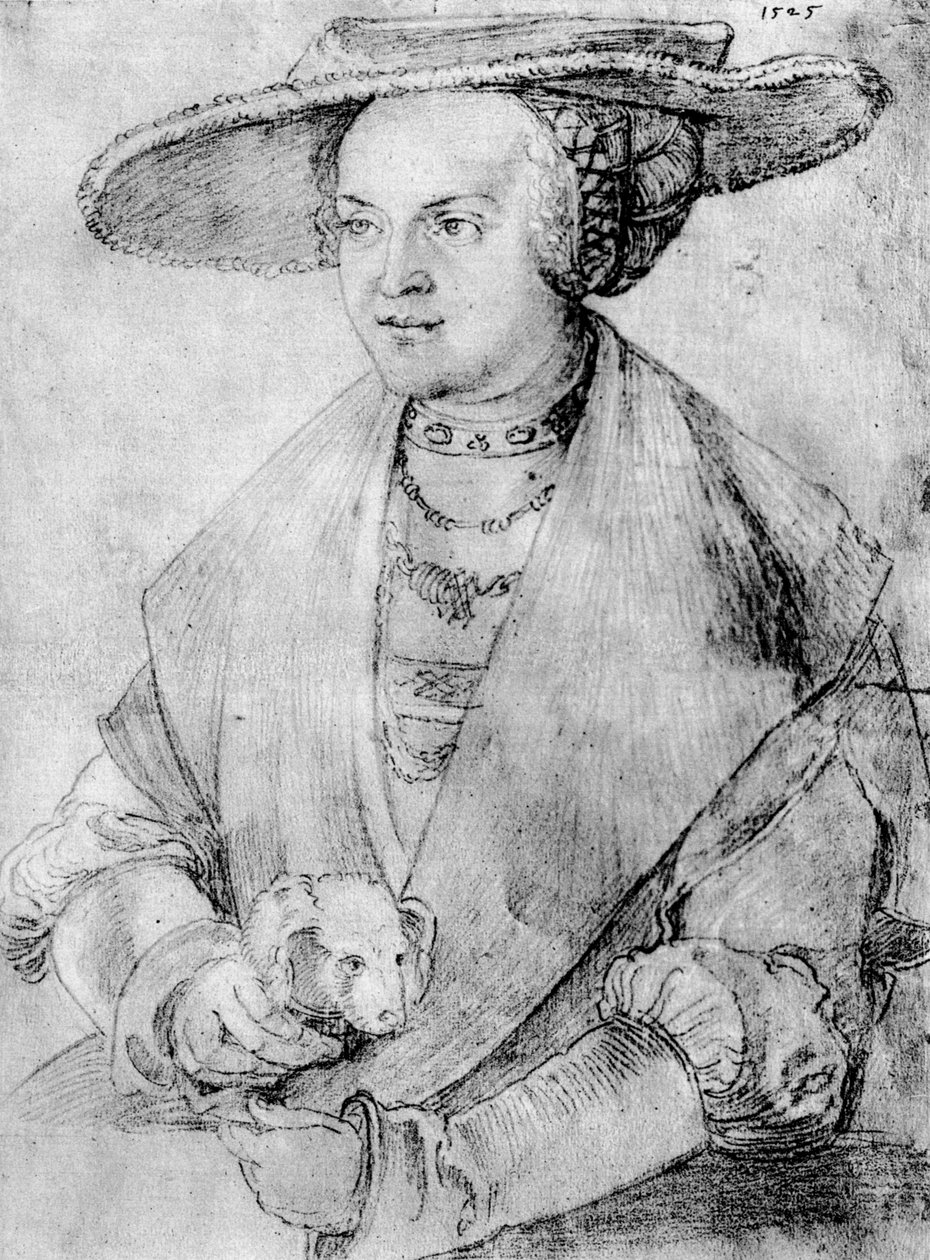 Susanne av Brandenburg-Ansbach, 1525, 1936 av Albrecht Dürer