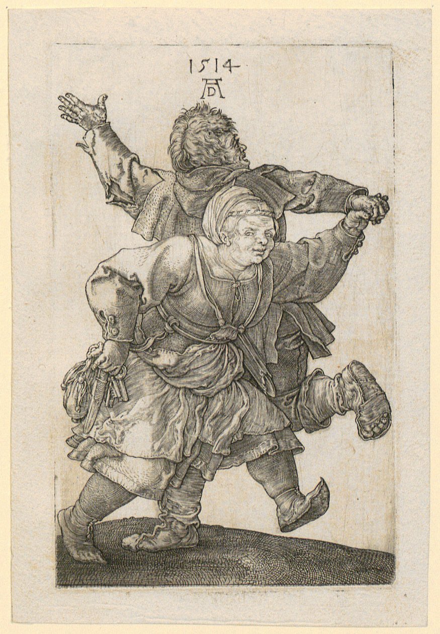 Dansande bondepar av Albrecht Dürer