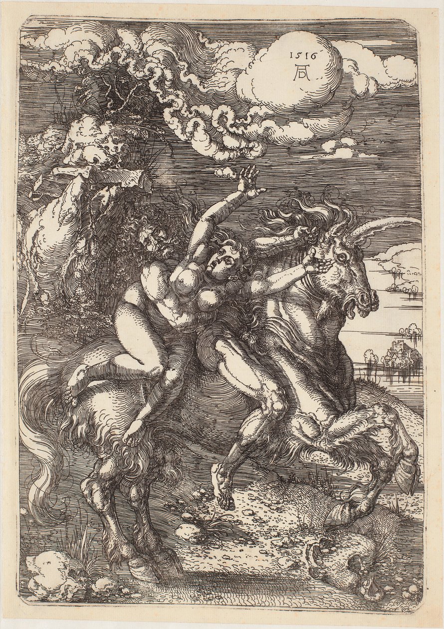 Bortförandet av Proserpina av Albrecht Dürer