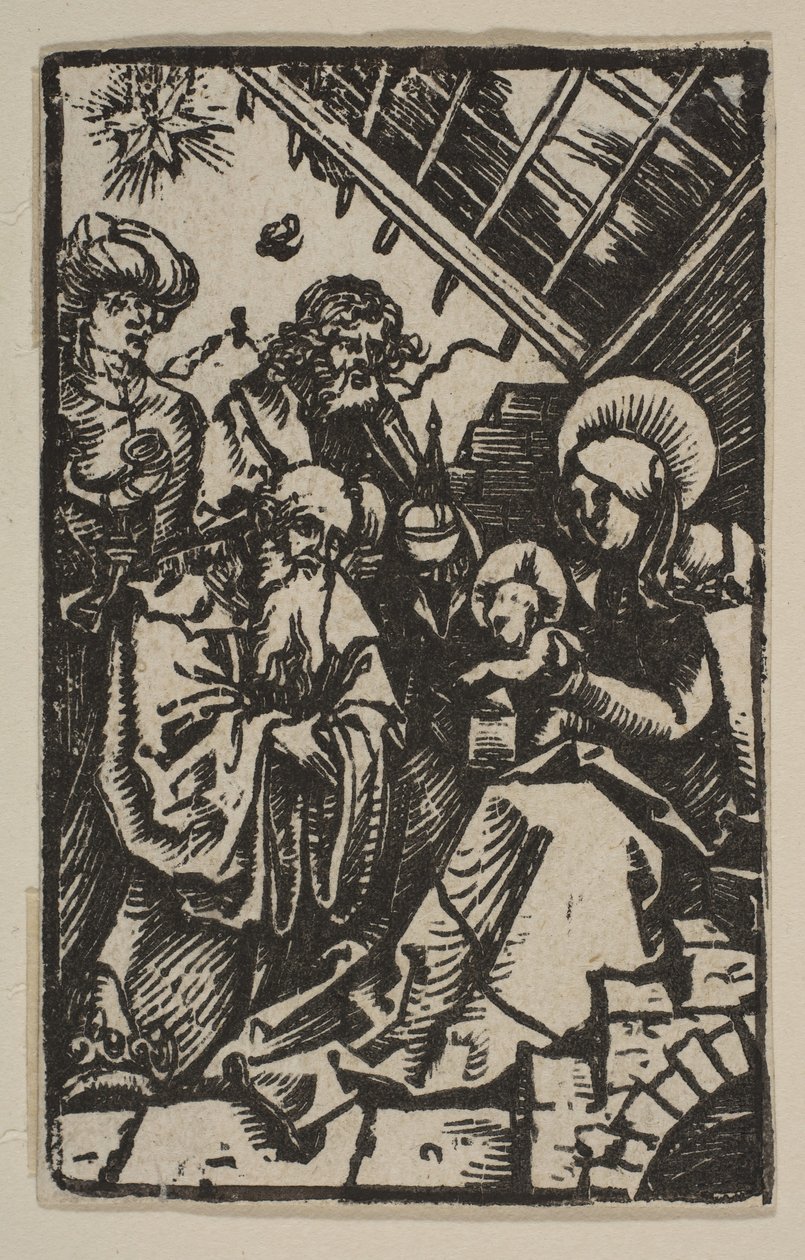 Konungarnas tillbedjan.n.d. av Albrecht Dürer
