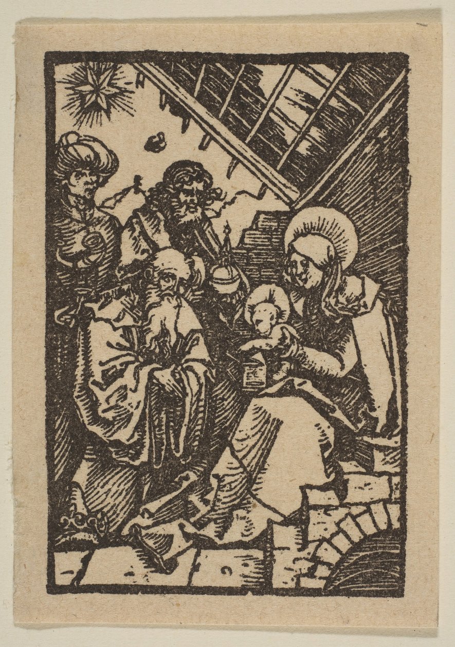 Konungarnas tillbedjan.n.d. av Albrecht Dürer