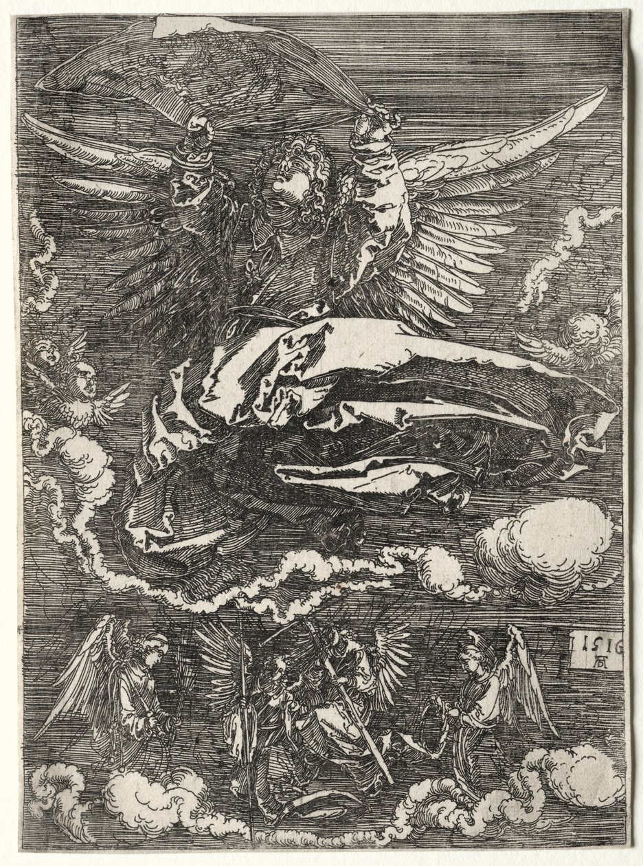 Ängeln med Sudarium av Albrecht Dürer