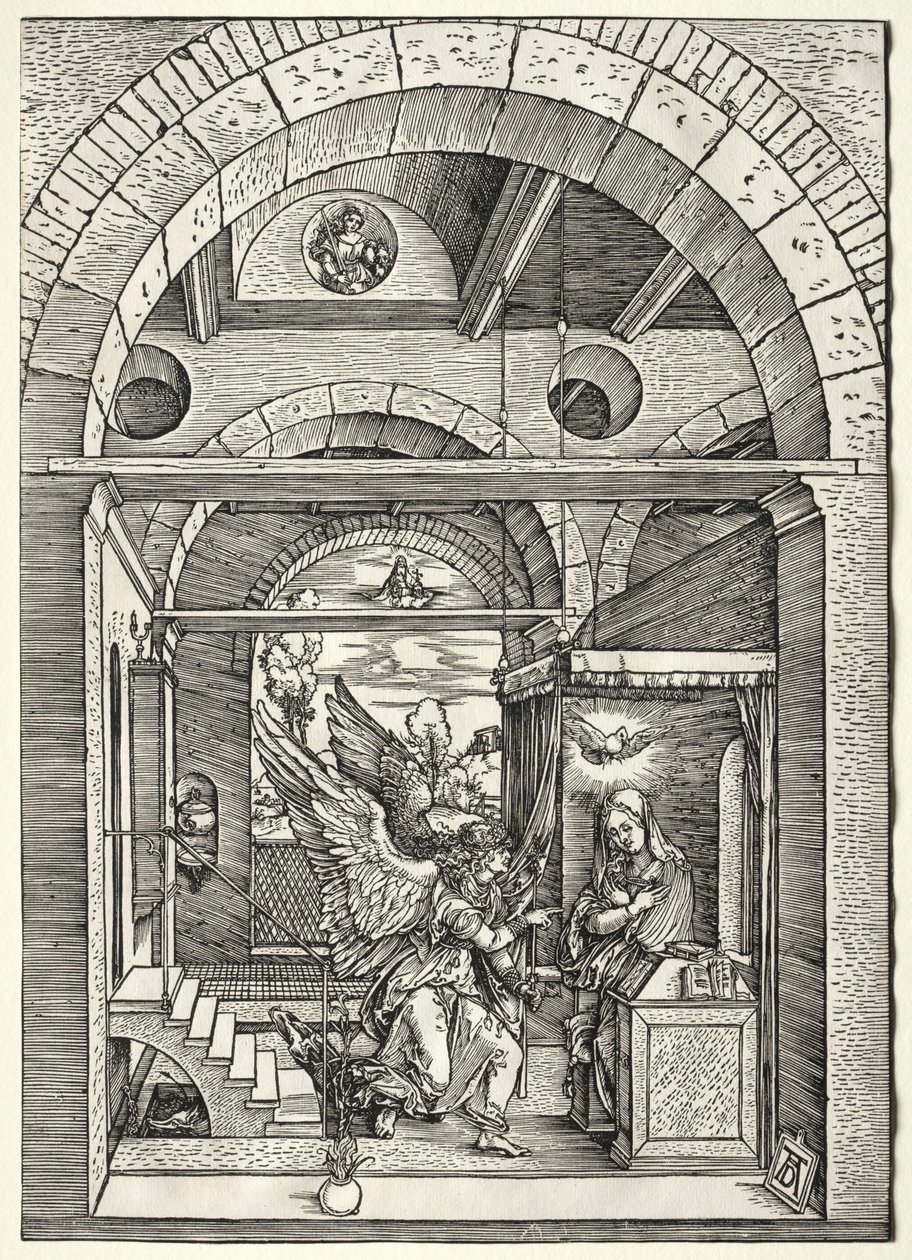 Bebådelsen, c. 1503-1505. av Albrecht Dürer