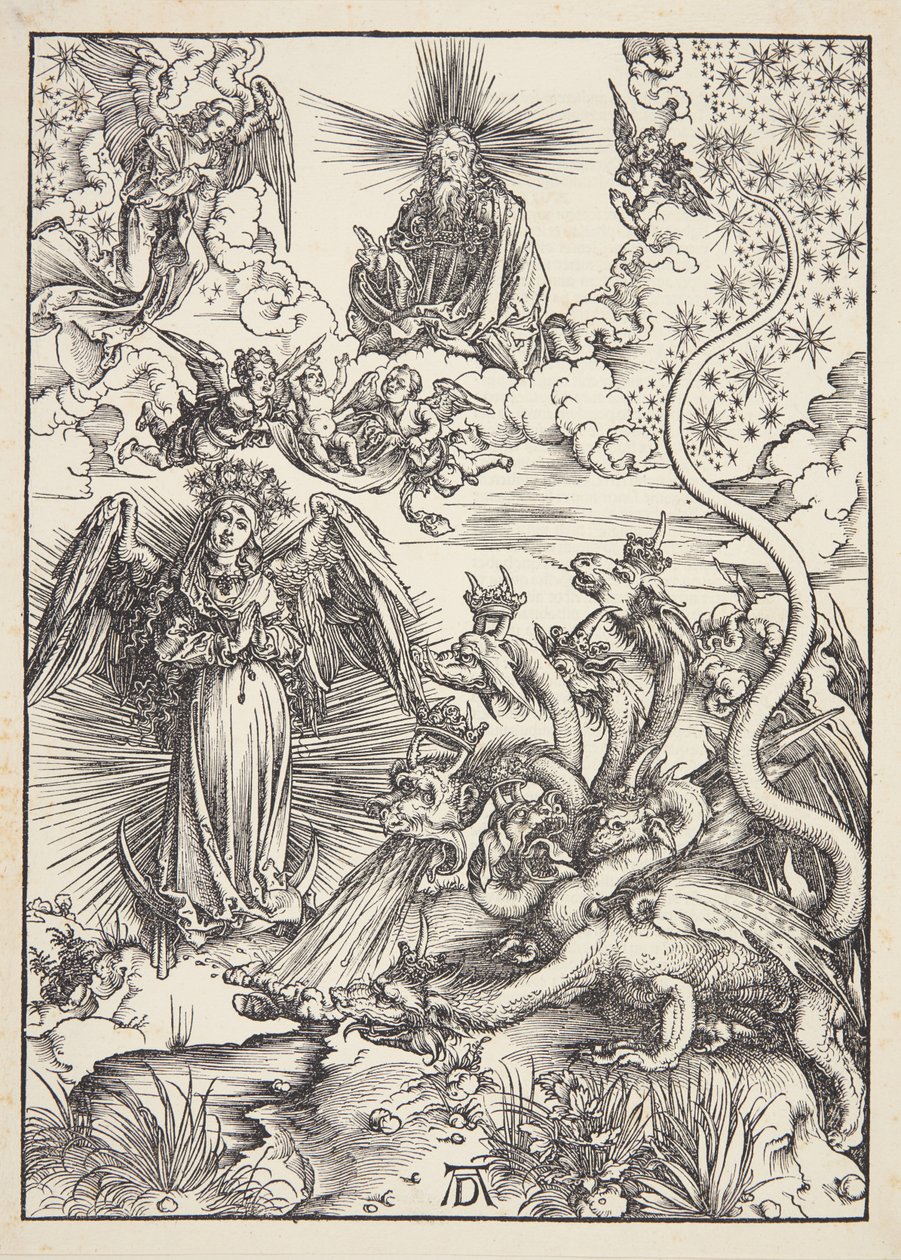 Den apokalyptiska kvinnan av Albrecht Dürer