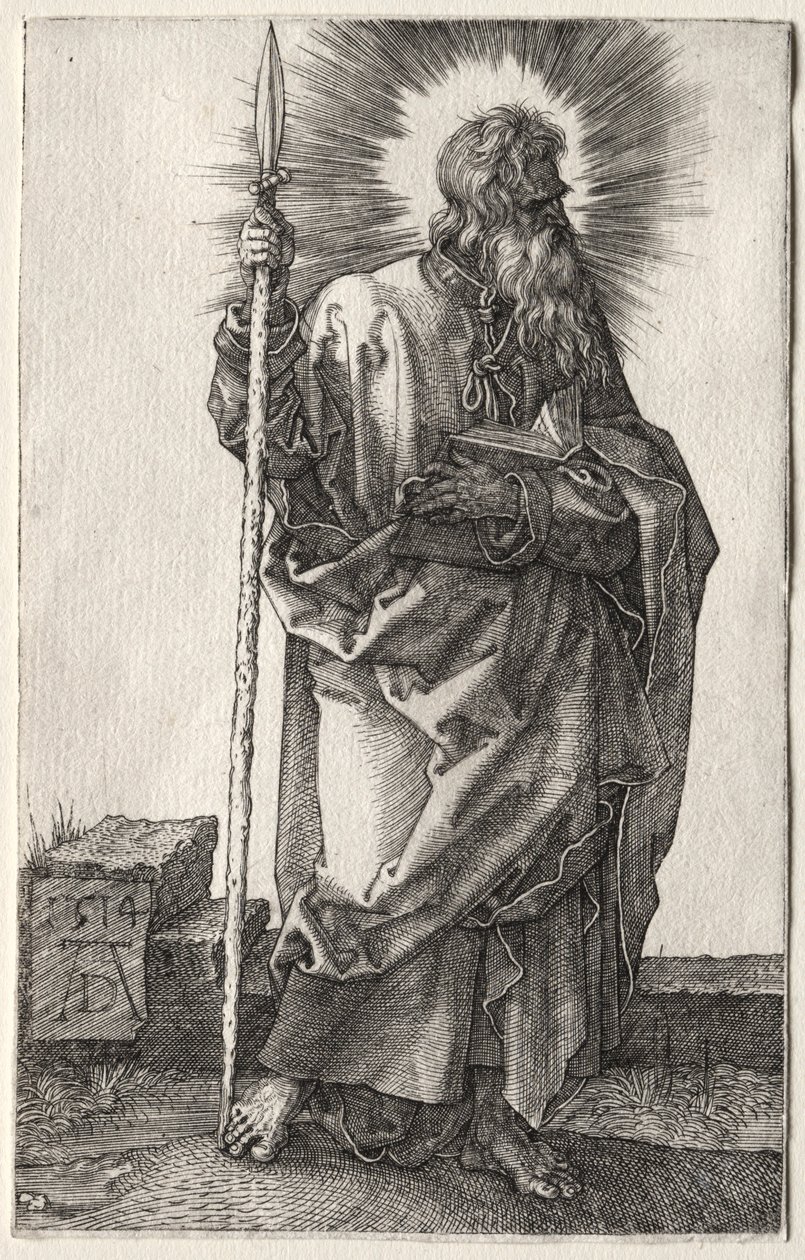Aposteln Thomas. av Albrecht Dürer