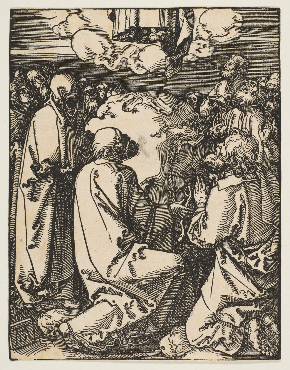 Himmelsfärden, från The Small Passion, ca. 1510. av Albrecht Dürer