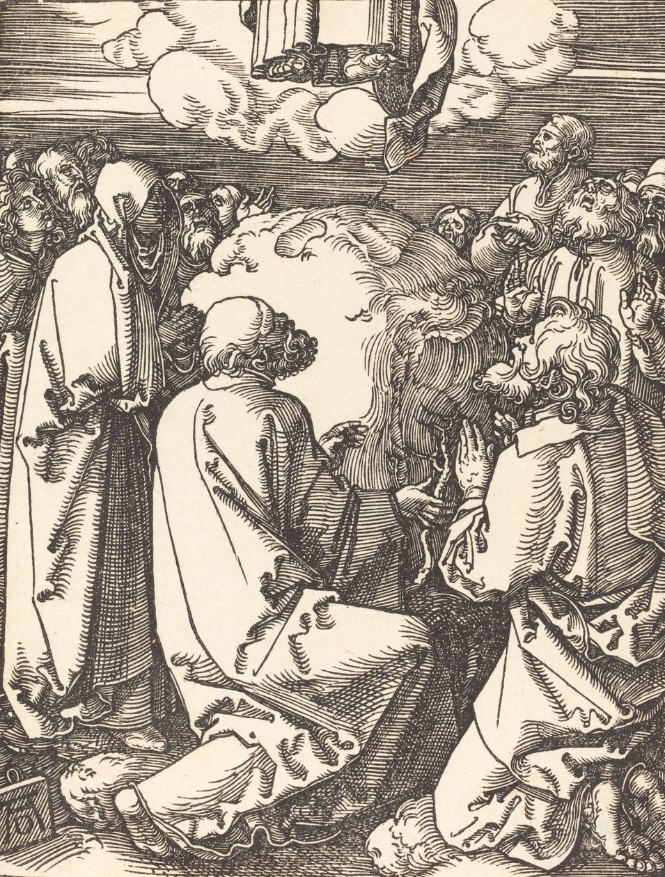 Himmelsfärden, troligen ca. 15091510. av Albrecht Dürer